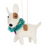 Dog With Wreath Felt Ornament