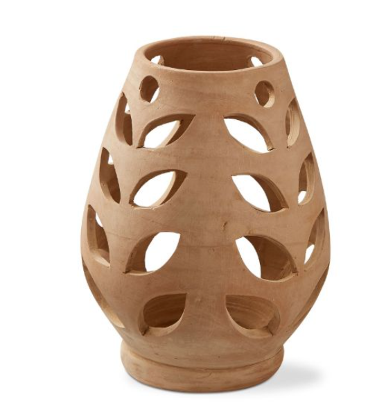 Hand-Cut Terracotta Lantern