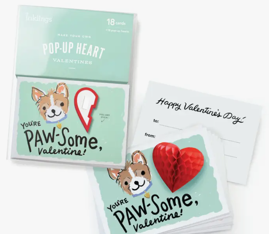 Puppies Pop-Up Valentines