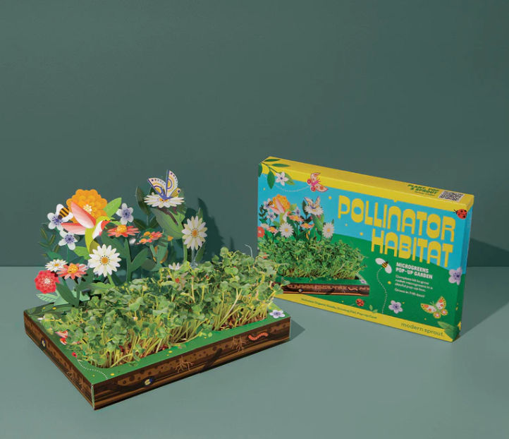 Microgreens Pop Up Garden - Pollinator Habitat