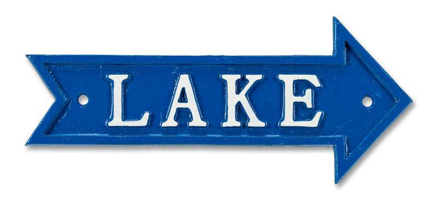 Lake Arrow Sign