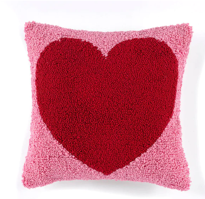 Heart Hooked Pillow