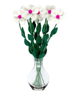 Felt Periwinkle Flower Stems