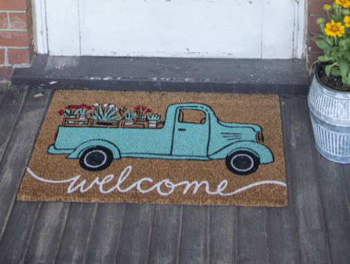 Flower Truck Doormat