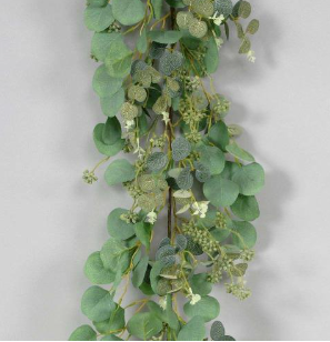 Silver Dollar Eucalyptus Garland