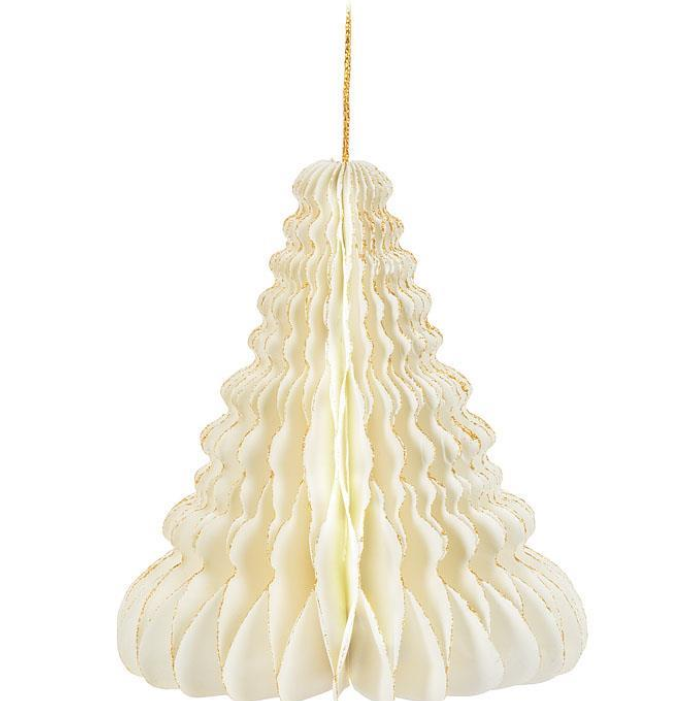 Pleated Paper Tree Ornament