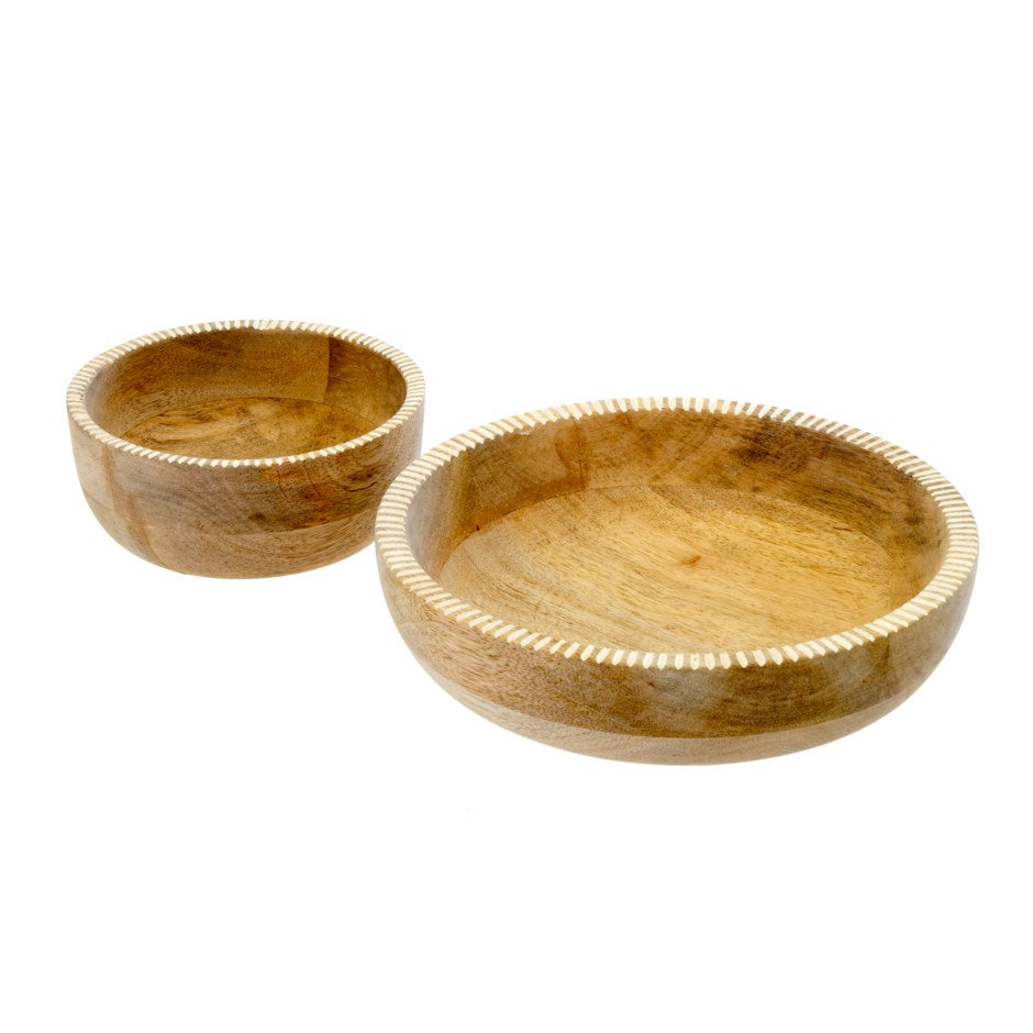 Mango Wood Lucca Bowls