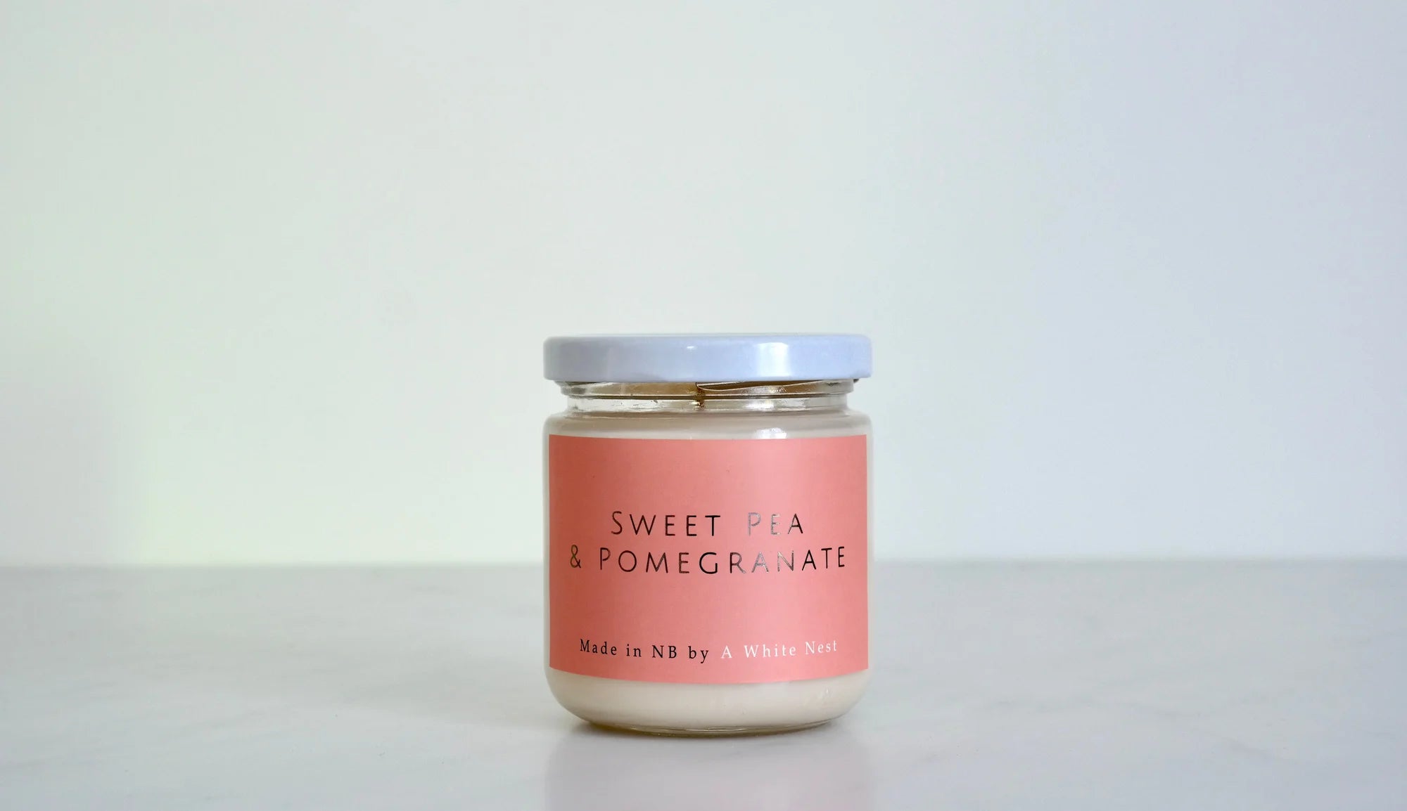 Sweet Pea & Pomegranate Candle | A White Nest