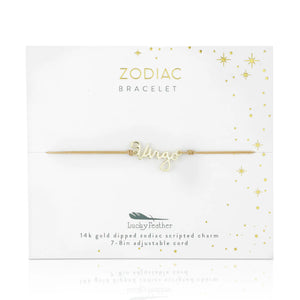 14k Gold-Dipped Zodiac Bracelets