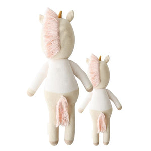 Zara the Unicorn Hand-Knit Doll