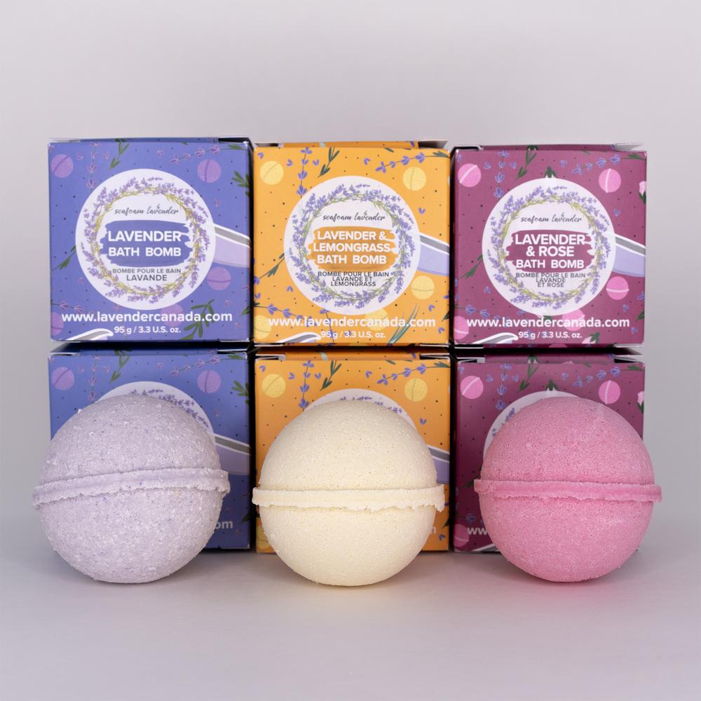 Seafoam Lavender Bath Bombs