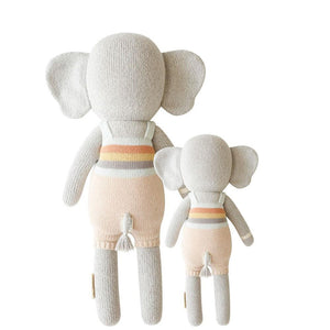 Evan the Elephant Hand-Knit Doll