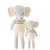 Evan the Elephant Hand-Knit Doll