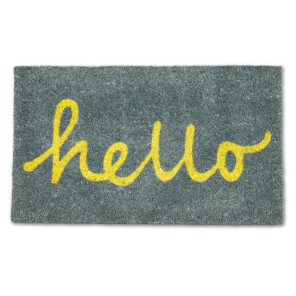 Doormat - Hello Yellow