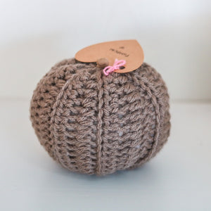 Small Locally Crocheted Pumpkin
