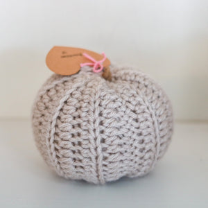 Small Locally Crocheted Pumpkin