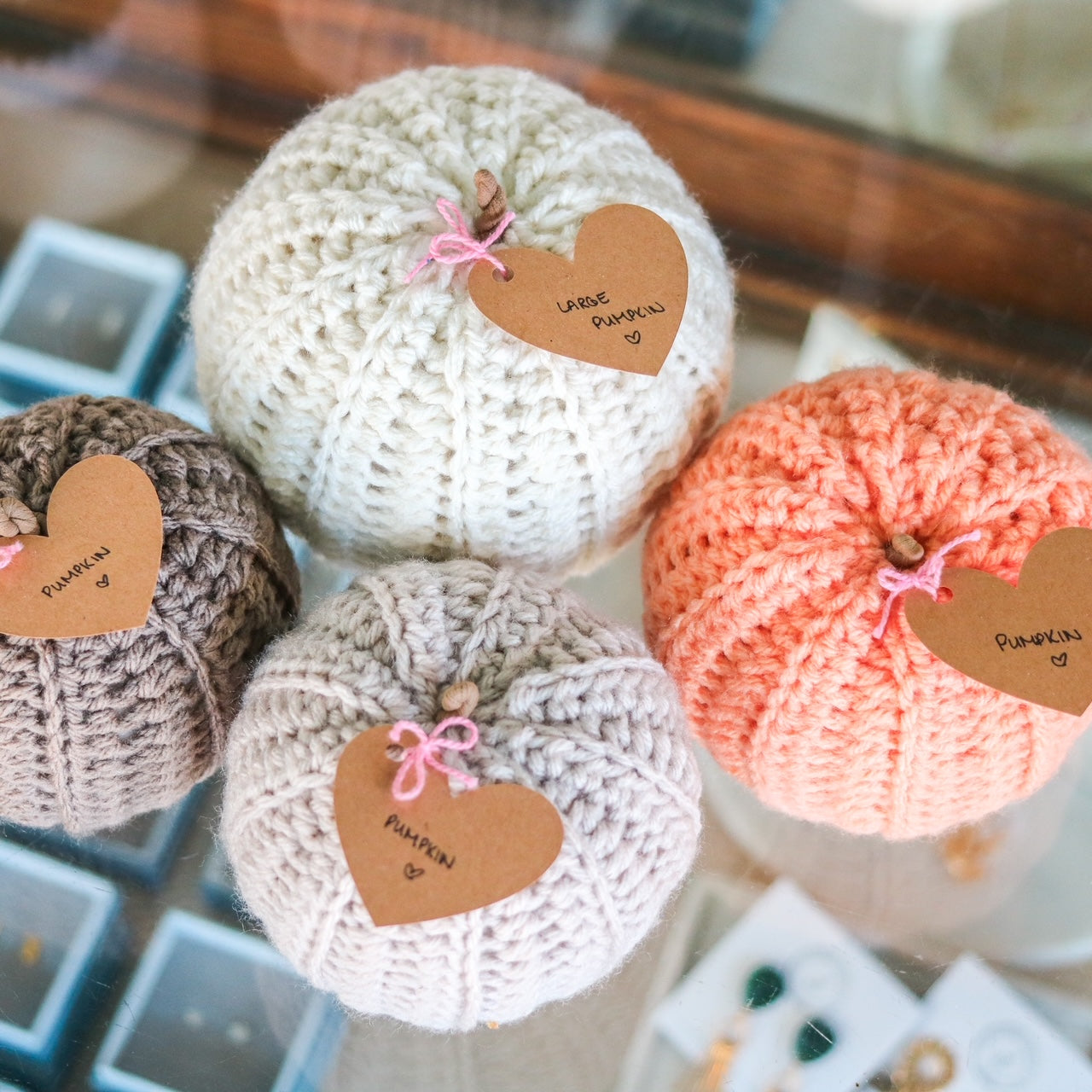 Small Locally Crocheted Pumpkin
