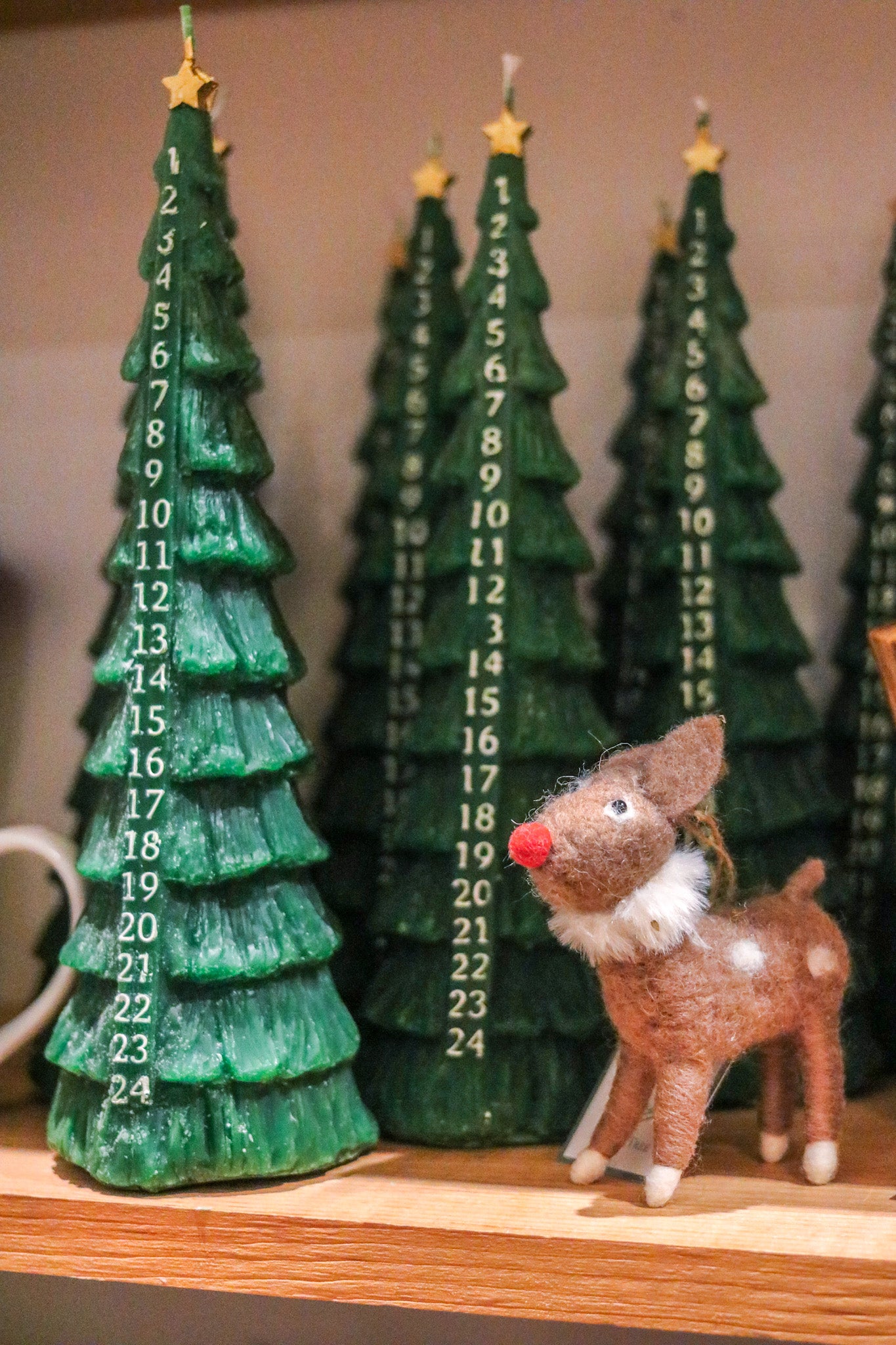 Advent Candle - Tree With Star