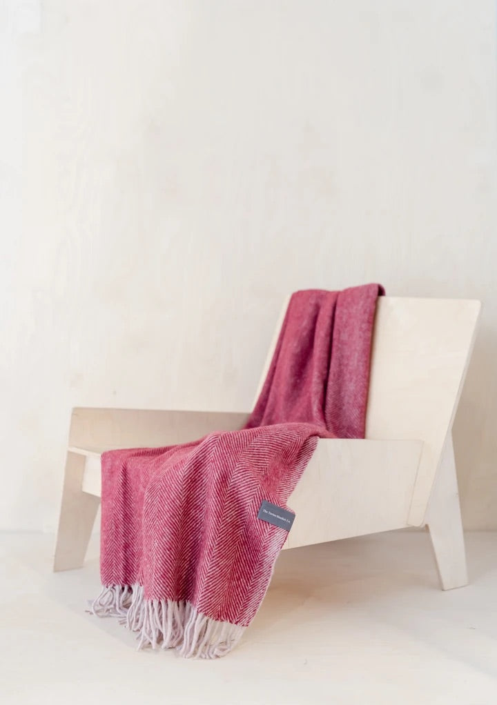 Recycled Wool | Knee/Lap Size | Woven Blanket