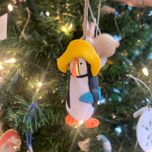 Handmade Puffin Ornament