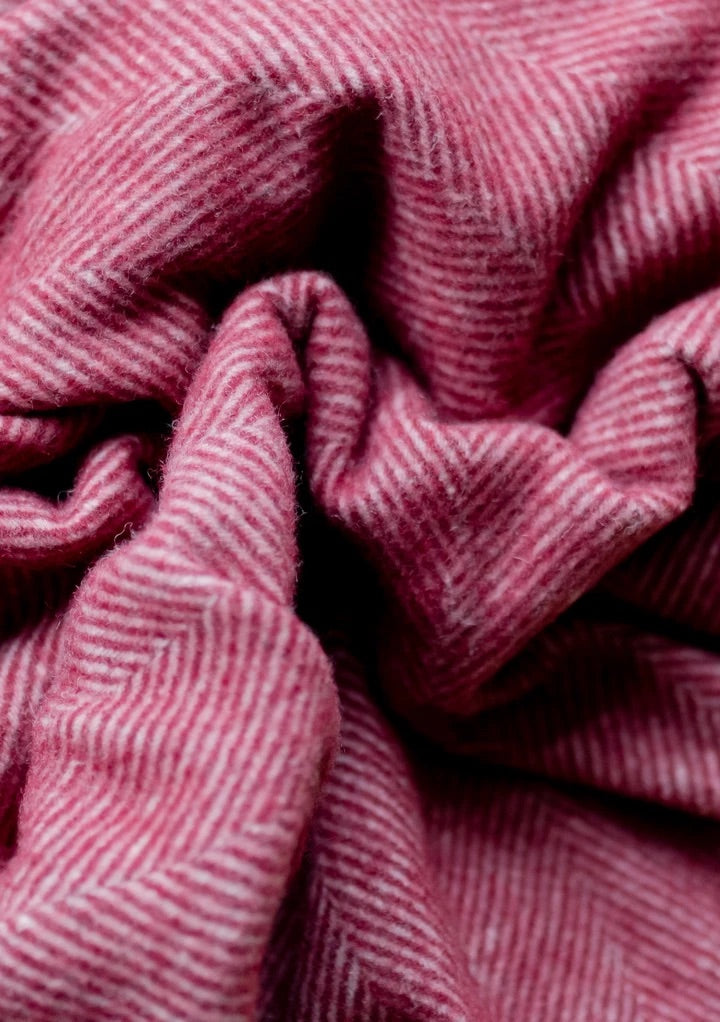 Recycled Wool | Knee/Lap Size | Woven Blanket