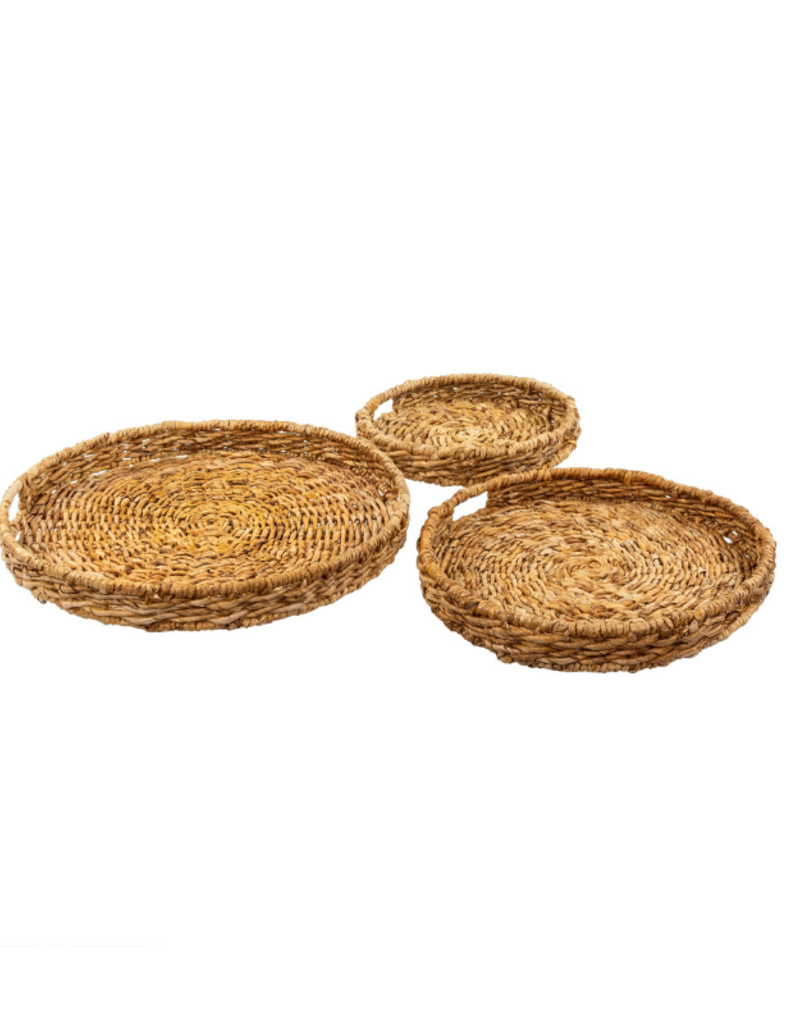 Abaca Hand-Woven Trays (3 Sizes)