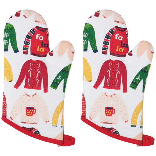 Ugly Xmas Sweater Oven Mitt (Single)