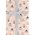 Coal and Coral Snowmen Gift Wrap