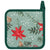 Poinsettia Potholder