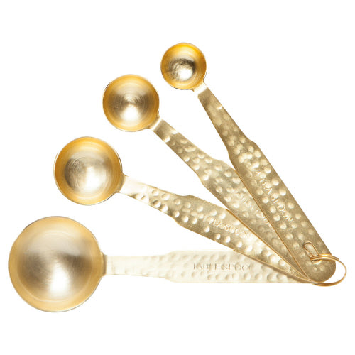 Measuring Spoons Set - Gold